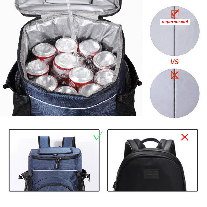 Mochila COOLER à Prova D'água 33L - Thermal Bag® MAX