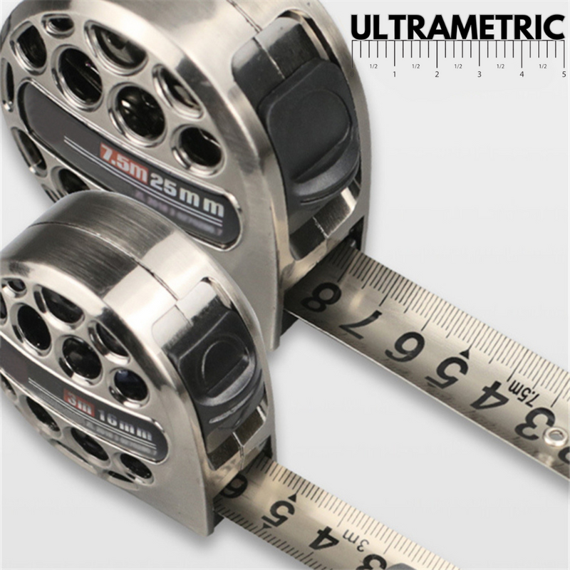 Trena "ULTRAMETRIC" de Aço Inoxidável Ultra Resistente