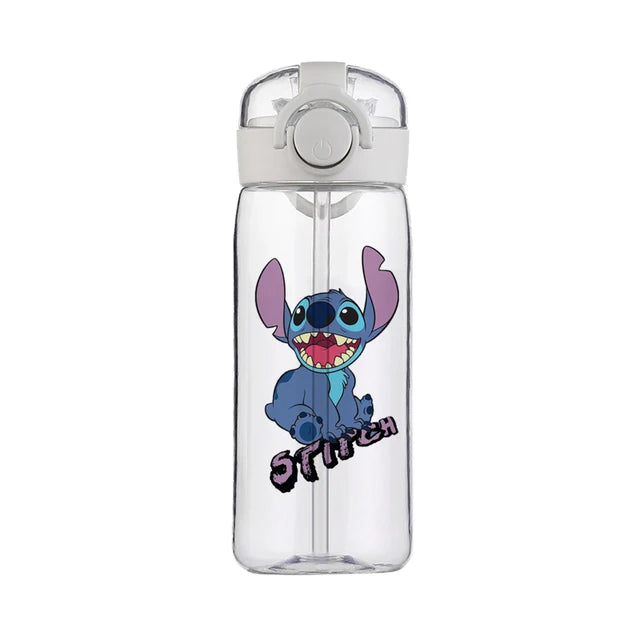 Garrafa de água personagem Stitch - Disney - Alta Qualidade