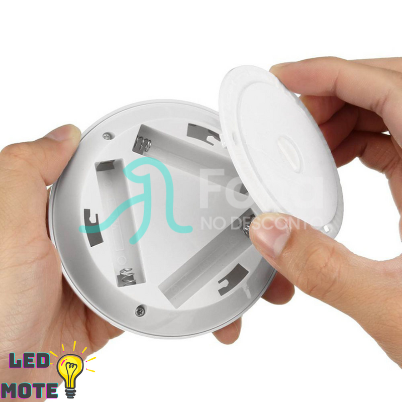 Kit com 3 Luzes "LedMote" com controle remoto