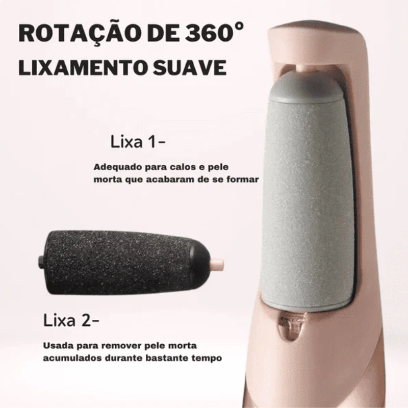 Lixa Elétrica Para Pés Removedora de Impurezas - PésClean