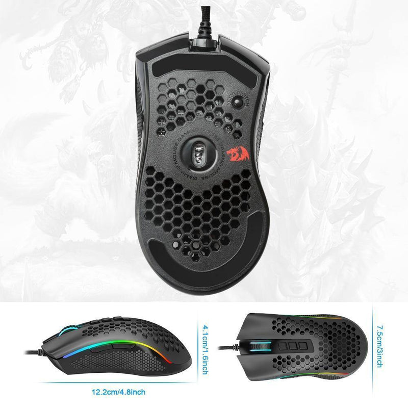 Mouse com fio Redragon Storm M808 - Loja Compre Mais