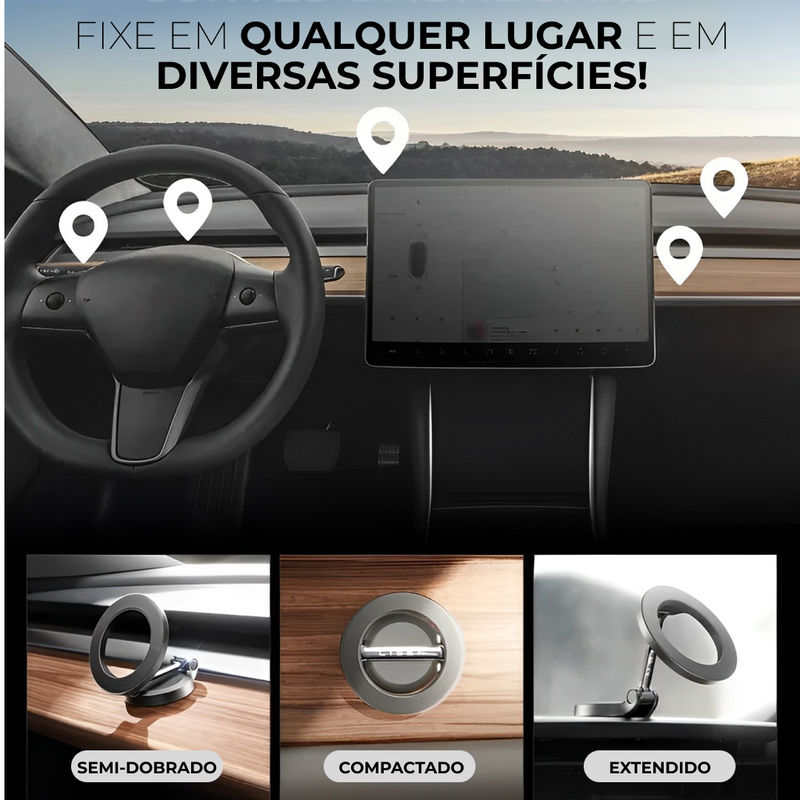 Suporte "CleanSafe" Automotivo Magnético - MagSafe